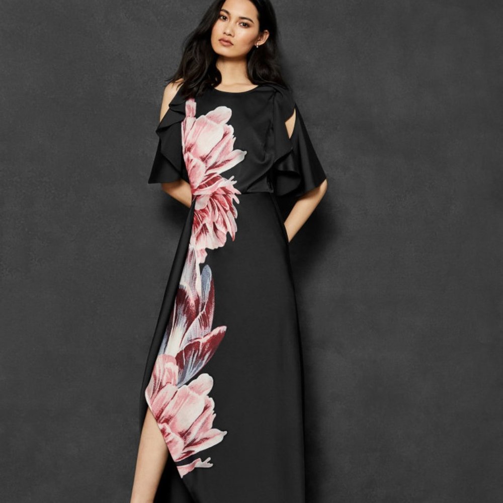 Ted Baker Ulrika Ruffle Maxi Dress